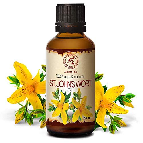 Aceite de Hierba de San Juan 50ml - Hypericum Perforatum - 100% Puro y Natural - Macerado de San Juan - St. John's Wort Oil - Cuidado de la Cara - Cuerpo - Cabello - Cuidado Corporal - Inglaterra Aceite de Hierba de San Juan 50ml - Hypericum Perforatum - 100% Puro y Natural - Macerado de San Juan - St. John's Wort Oil - Cuidado de la Cara - Cuerpo - Cabello - Cuidado Corporal - Inglaterra
