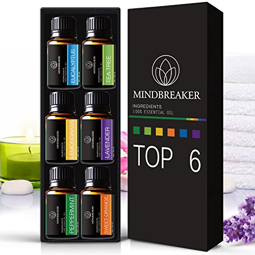 Aceites Esenciales aromaterapia Set incluye parte superior 6 Set de regalo: lavanda, Naranja Dulce, menta, árbol de té, citronela, eucalyptus-100% Pure Aceites Esenciales aromaterapia Set incluye parte superior 6 Set de regalo: lavanda, Naranja Dulce, menta, árbol de té, citronela, eucalyptus-100% Pure