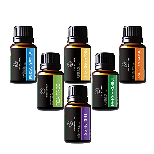 Aceites Esenciales aromaterapia Set incluye parte superior 6 Set de regalo: lavanda, Naranja Dulce, menta, árbol de té, citronela, eucalyptus-100% Pure Aceites Esenciales aromaterapia Set incluye parte superior 6 Set de regalo: lavanda, Naranja Dulce, menta, árbol de té, citronela, eucalyptus-100% Pure