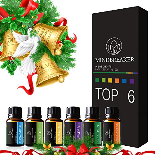 Aceites Esenciales aromaterapia Set incluye parte superior 6 Set de regalo: lavanda, Naranja Dulce, menta, árbol de té, citronela, eucalyptus-100% Pure Aceites Esenciales aromaterapia Set incluye parte superior 6 Set de regalo: lavanda, Naranja Dulce, menta, árbol de té, citronela, eucalyptus-100% Pure