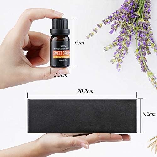 Aceites Esenciales, joylink 100% Natural Puro, 6 x 10 ml Set de Aceites Esenciales(Lavanda, Menta, Naranja Dulce, Eucalipto, Arbol de Té, Hierba de Limón) Aceites Esenciales, joylink 100% Natural Puro, 6 x 10 ml Set de Aceites Esenciales(Lavanda, Menta, Naranja Dulce, Eucalipto, Arbol de Té, Hierba de Limón)