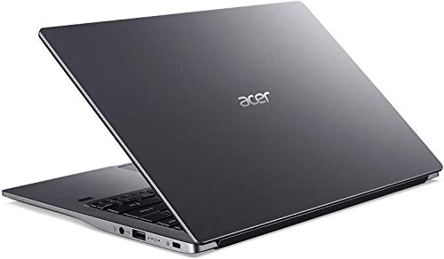 Acer Swift 3 SF314-57 - Portátil ultrafino 14" FullHD (Intel Core i5-1035G1, 8GB RAM, 256GB SSD, Intel UHD Graphics, Windows 10 Home), Teclado QWERTY Español, Color Gris