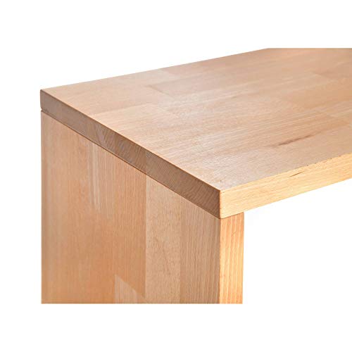 acerto 20128 Banco de Madera Maciza de Haya sin Respaldo 160x44x40 cm - Banco de Madera acerto 20128 Banco de Madera Maciza de Haya sin Respaldo 160x44x40 cm - Banco de Madera