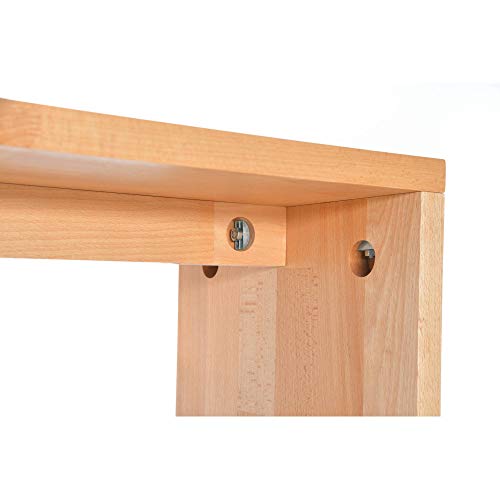 acerto 20128 Banco de Madera Maciza de Haya sin Respaldo 160x44x40 cm - Banco de Madera acerto 20128 Banco de Madera Maciza de Haya sin Respaldo 160x44x40 cm - Banco de Madera