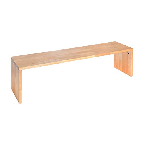 acerto 20128 Banco de Madera Maciza de Haya sin Respaldo 160x44x40 cm - Banco de Madera acerto 20128 Banco de Madera Maciza de Haya sin Respaldo 160x44x40 cm - Banco de Madera