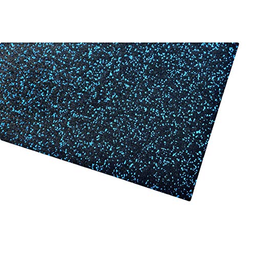 acerto 40390 Colchoneta para aparatos de Fitness * Colchoneta 100x125cm (4mm) * Azul *Protección de Suelo de protección * Antideslizante e insonorizante - Colchoneta de protección de Suelo