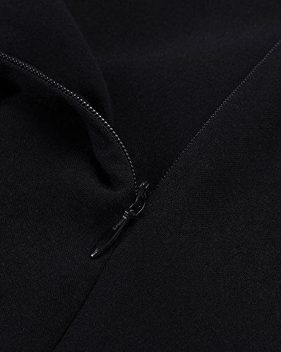 ACHIOOWA Mujer Vestido Elegante Playa Casual Dress Cuello V Sin Manga Túnica Sin Hombros Escote Punto Bolsillo Caftán Oversize Falda Larga Negro 2XL ACHIOOWA Mujer Vestido Elegante Playa Casual Dress Cuello V Sin Manga Túnica Sin Hombros Escote Punto Bolsillo Caftán Oversize Falda Larga Negro 2XL