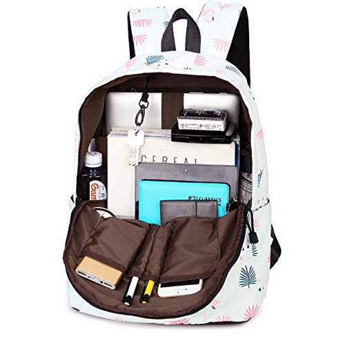 Acmebon Mochila Escolar de Ocio Ligera y Moderna - Cartera Escolar para Niñas y Niños con Lindo Estampado Turquía 626