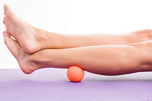 ActiveVikings® - Pelota de masaje ideal contra la tensión y perfecto para automasaje – bola de lacrosse y bola de fascia para mujeres y hombres (rosa)