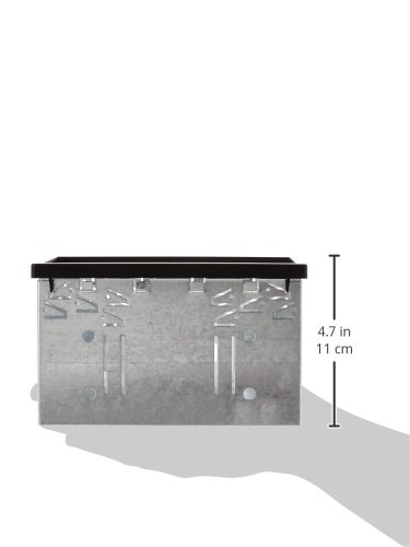 ACV - Marco de metal para radio de coche, 2DIN, Color Negro, 18.2 x 11.5 x 10.5 cm