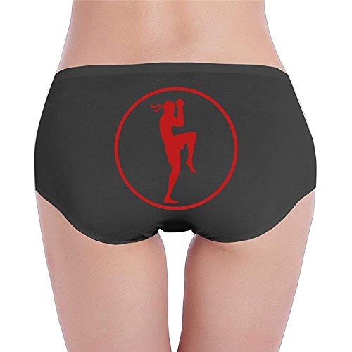 Adamitt Braguita Suave Femenina de Muay Thai, Bragas Hipster de Cintura Baja Adamitt Braguita Suave Femenina de Muay Thai, Bragas Hipster de Cintura Baja