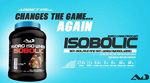 ADDICT SPORT NUTRITION - Protéines - Hydro Iso Whey Isobolic - 1 kilo - Gout Tiramisu