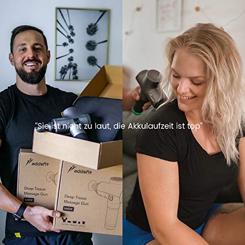 addsfit Pistola Masaje, Masajeador de Percusión Portátil, 9 Velocidades, Silenciosa 39dB, 5 Cabezales, Mejora de Rendimiento, récupération de forme physique addsfit Pistola Masaje, Masajeador de Percusión Portátil, 9 Velocidades, Silenciosa 39dB, 5 Cabezales, Mejora de Rendimiento, récupération de forme physique