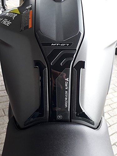 Adhesivo 3D Tanque DE Resina en Gel Compatible para Moto Yamaha MT-07 2018-2020