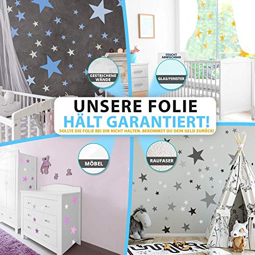 Adhesivo de pared de 50 estrellas para la habitación de los niños - colores pastel, cielo estrellado de bebé para pegar en la decoración de la pared de adhesivo de pared, rosado Adhesivo de pared de 50 estrellas para la habitación de los niños - colores pastel, cielo estrellado de bebé para pegar en la decoración de la pared de adhesivo de pared, rosado