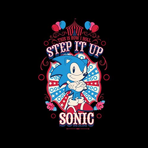 ADICOM This is How I Roll Step It Up Sonic Sudadera con Capucha para Hombre-S