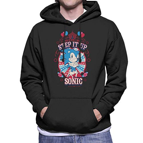 ADICOM This is How I Roll Step It Up Sonic Sudadera con Capucha para Hombre-S ADICOM This is How I Roll Step It Up Sonic Sudadera con Capucha para Hombre-S
