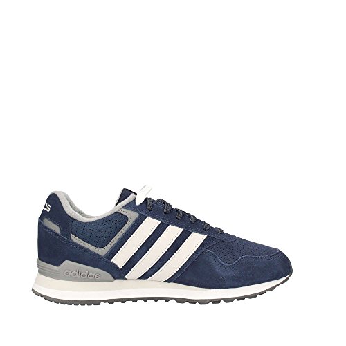 adidas 10K, Zapatillas de Gimnasia Hombre, Azul (Collegiate Navy/Grey One F17/Grey Three F17), 44 EU