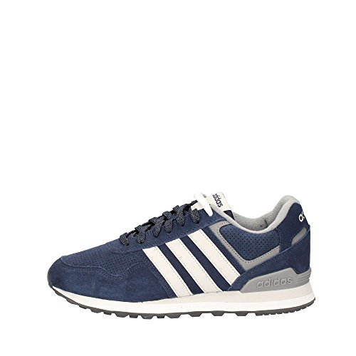 adidas 10K, Zapatillas de Gimnasia Hombre, Azul (Collegiate Navy/Grey One F17/Grey Three F17), 44 EU