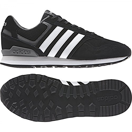 Adidas 10K, Zapatillas de Gimnasia Hombre, Negro (Core Black/FTWR White/Grey Five F17), 42 EU