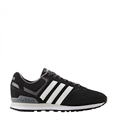 Adidas 10K, Zapatillas de Gimnasia Hombre, Negro (Core Black/FTWR White/Grey Five F17), 42 EU Adidas 10K, Zapatillas de Gimnasia Hombre, Negro (Core Black/FTWR White/Grey Five F17), 42 EU