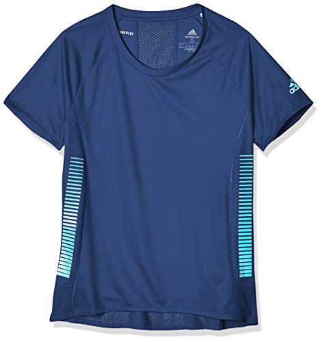 adidas 25/7 tee Runr Camiseta de Manga Corta, Mujer, Tech Indigo, S