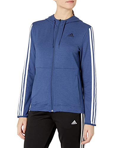 adidas 3s Training Full Zip Hoody Sudadera, Blanco, Extra-Small para Mujer adidas 3s Training Full Zip Hoody Sudadera, Blanco, Extra-Small para Mujer
