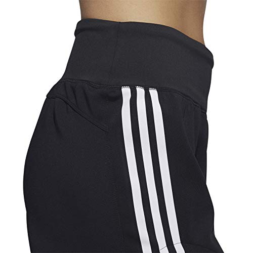 adidas 3S WVN Gym SHRT Pantalones Cortos de Deporte, Mujer, Black/Black, L