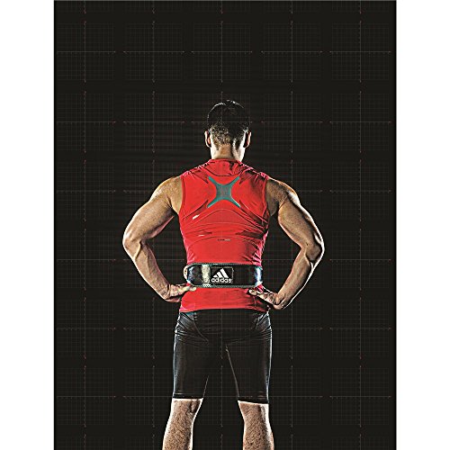 adidas ADGB-12235 Cinturón para Levantamiento de Pesas, Unisex, Negro, L/XL adidas ADGB-12235 Cinturón para Levantamiento de Pesas, Unisex, Negro, L/XL