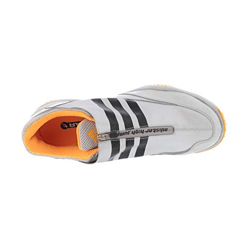 ADIDAS Adistar HJ Zapatilla Clavos Atletismo Unisex, Plata/Naranja, 44 2/3