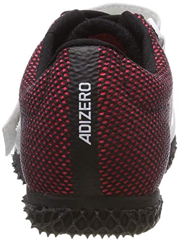 adidas Adizero Hj, Zapatillas de Atletismo Hombre, Multicolor FTWR White Core Black Shock Red B37490, 38 EU