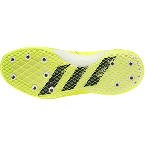 adidas Adizero Javelin Spike Shoe - Unisex Track & Field Solar Yellow/Clear Aqua/Core Black