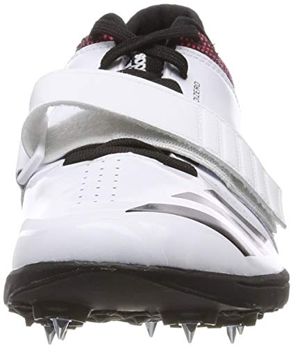 adidas Adizero Tj/Pv, Zapatillas de Atletismo Hombre, Multicolor (FTWR White/Core Black/Shock Red B37496), 40 2/3 EU