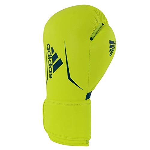 adidas AdSBG100 Speed 100 - Guantes de Boxeo para Adultos, Color Amarillo y Azul