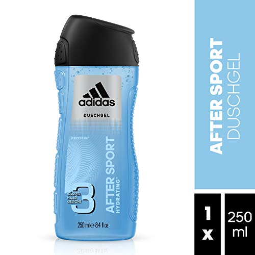Adidas After Sport Gel de ducha para Hombre - 250 ml. Adidas After Sport Gel de ducha para Hombre - 250 ml.