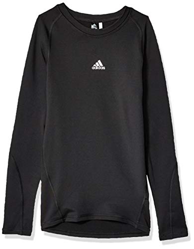 adidas Alphaskin - Camiseta de Manga Larga para niño, Fútbol Alphaskin Sport Camiseta de Manga Larga para Entrenamiento, Niños, Color Negro, tamaño XL adidas Alphaskin - Camiseta de Manga Larga para niño, Fútbol Alphaskin Sport Camiseta de Manga Larga para Entrenamiento, Niños, Color Negro, tamaño XL