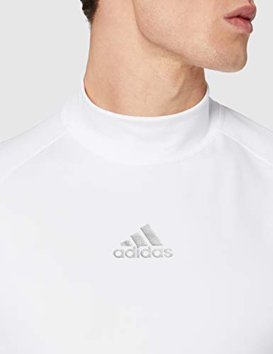 adidas Alphaskin Climawarm Suéter De Manga Larga, Blanco, L Hombre