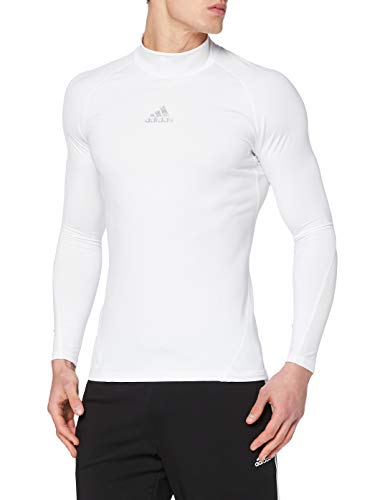 adidas Alphaskin Climawarm Suéter De Manga Larga, Blanco, L Hombre