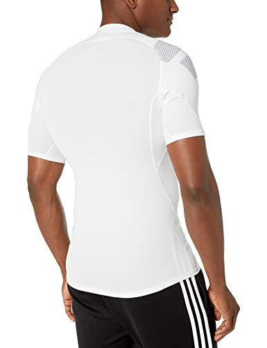 adidas Alphaskin Sport - Camiseta Deportiva de Manga Corta para Hombre, Hombre, Manga Corta, S19153MDNA301G, Blanco, XL