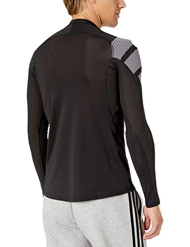 adidas Alphaskin Sport - Camiseta Deportiva de Manga Larga para Hombre, Hombre, Manga Corta, S19153MDNA300G, Negro, XXL