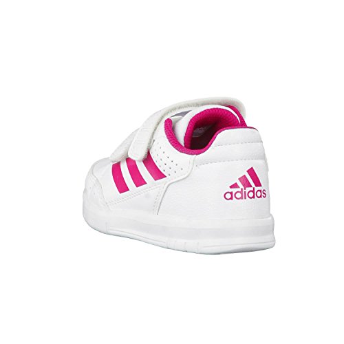 adidas Altasport CF I, Zapatillas Unisex niños, Blanco Footwear White Bold Pink Footwear White 0, 20 EU