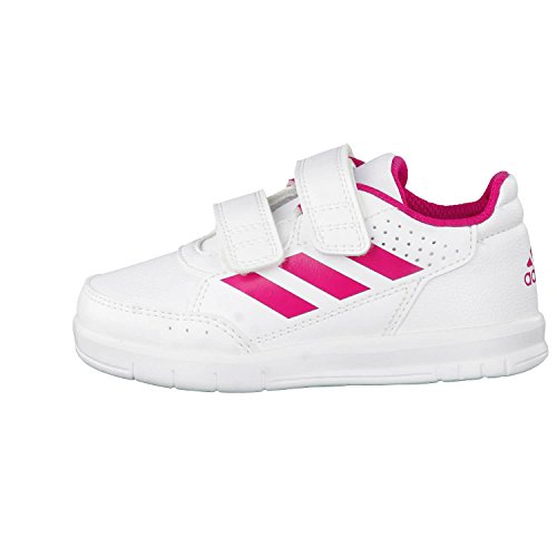 adidas Altasport CF I, Zapatillas Unisex niños, Blanco Footwear White Bold Pink Footwear White 0, 20 EU