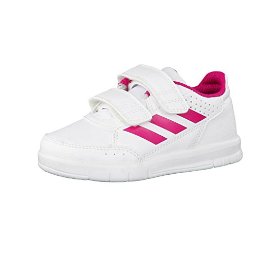 adidas Altasport CF I, Zapatillas Unisex niños, Blanco Footwear White Bold Pink Footwear White 0, 20 EU