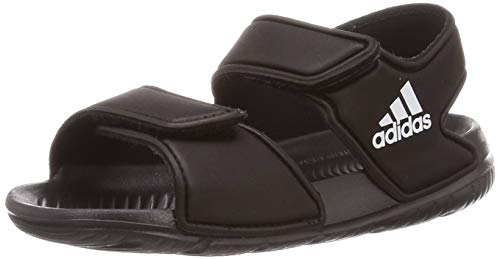 Adidas Altaswim Jr, Sandalia Unisex niños, Negro (Core Black/FTWR White/Core Black), 27 EU