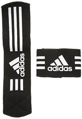 Adidas Ankle Strap - Tobillera elástica, color negro (Black/White), talla única