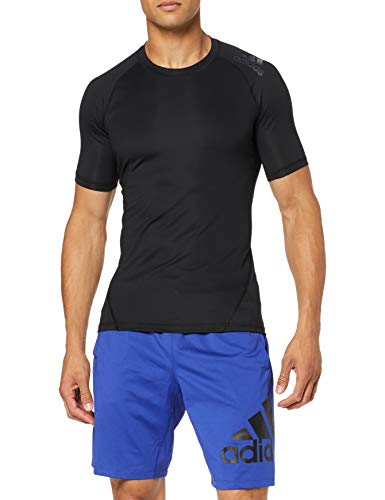 adidas Ask SPR tee SS T-Shirt, Hombre, Black, S