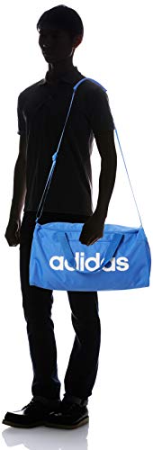 adidas B Linear Core Bolsa de Deporte Pequeña, Unisex Adulto, Azul (True Blue/True Blue/White), Talla única