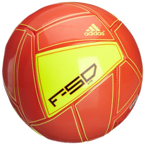adidas - Balón de fútbol, tamaño 5 UK, Color High Energy/elecricity/Negro