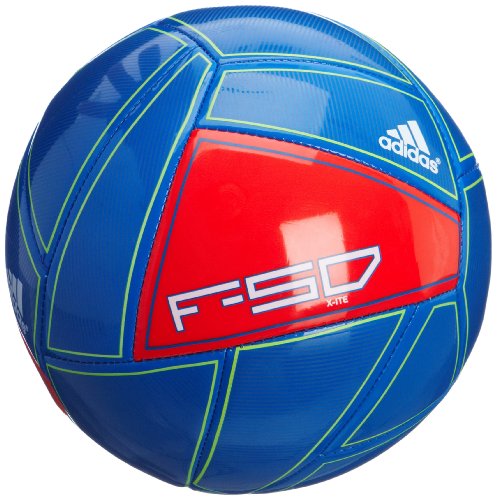 adidas - Balón de fútbol, tamaño 5 UK, Color Prime Azul/Core Energy Blanco