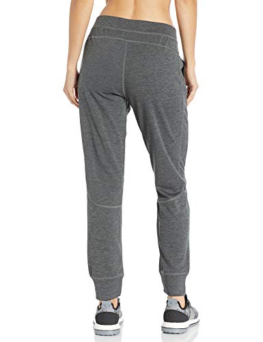 adidas Believe This Pantalones para Mujer, Mujer, Pantalones, DT1644, Negro/Heather, L